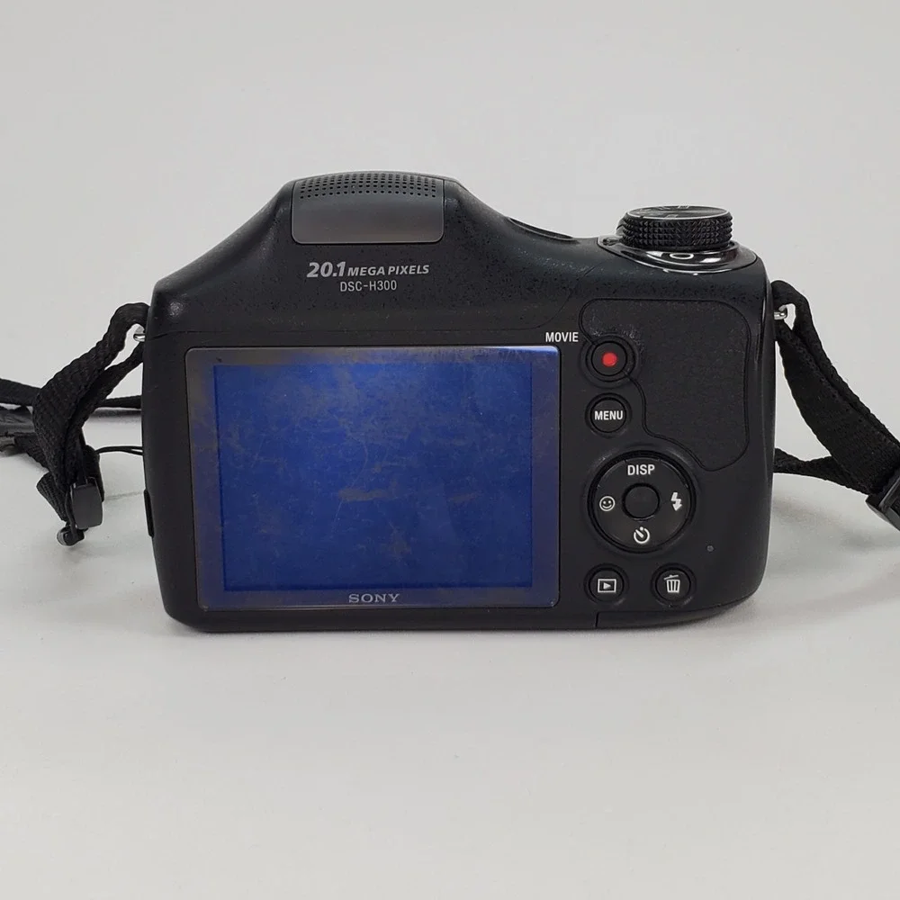 Sony Cyber-shot DSC-H300 20.1MP 35x Zoom Digital Camera Black FOR PARTS REPAIR